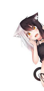 Аниме-девушка на главной